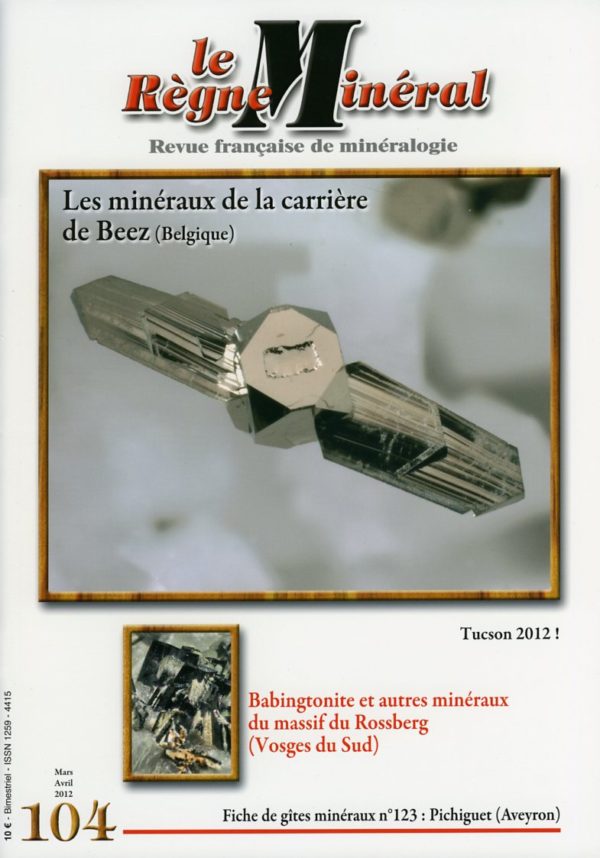 Le Règne Minéral n°104