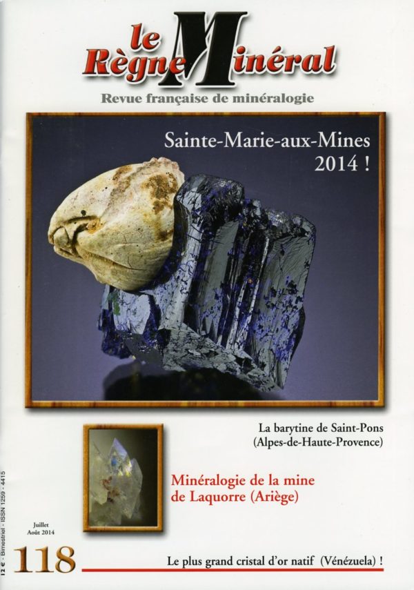 Le Règne Minéral n°118