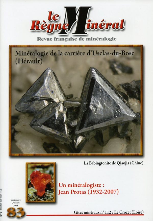 Le Règne Minéral n°83