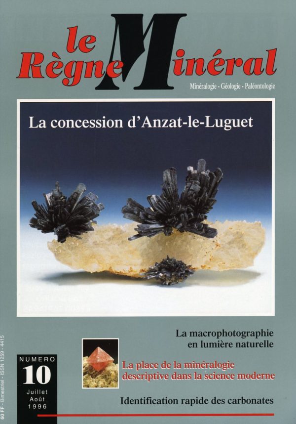 Le Règne Minéral n°10