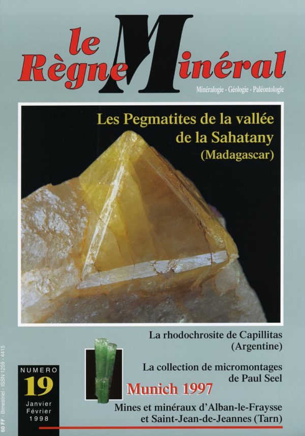 Le Règne Minéral n°19