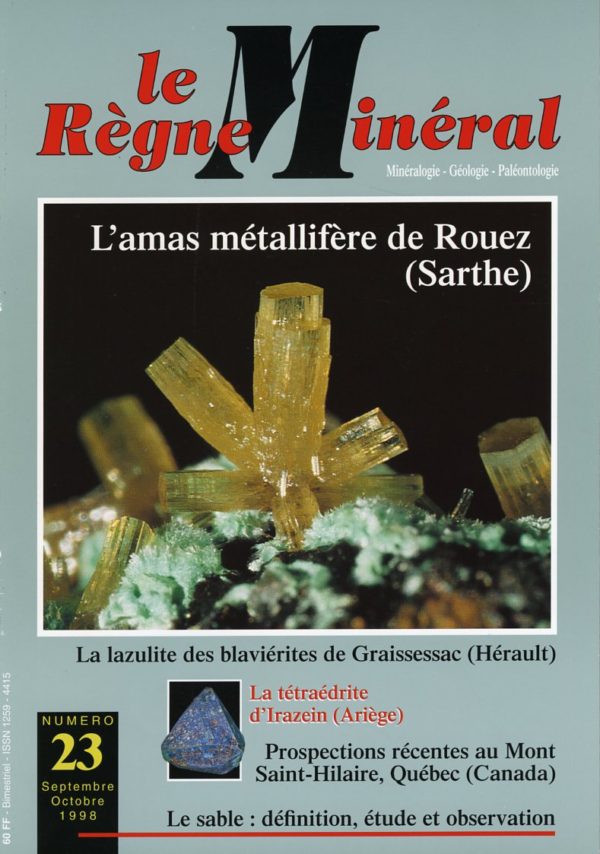 Le Règne Minéral n°23