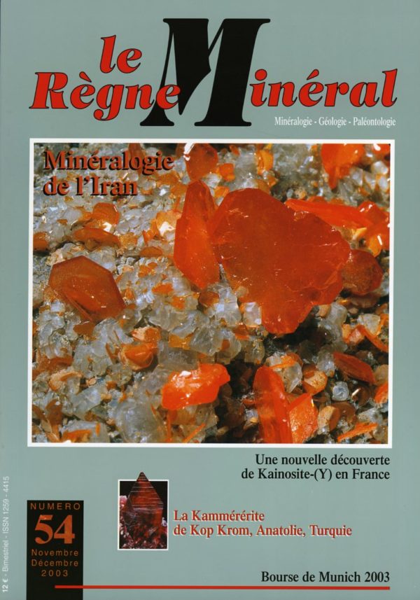 Le Règne Minéral n°54