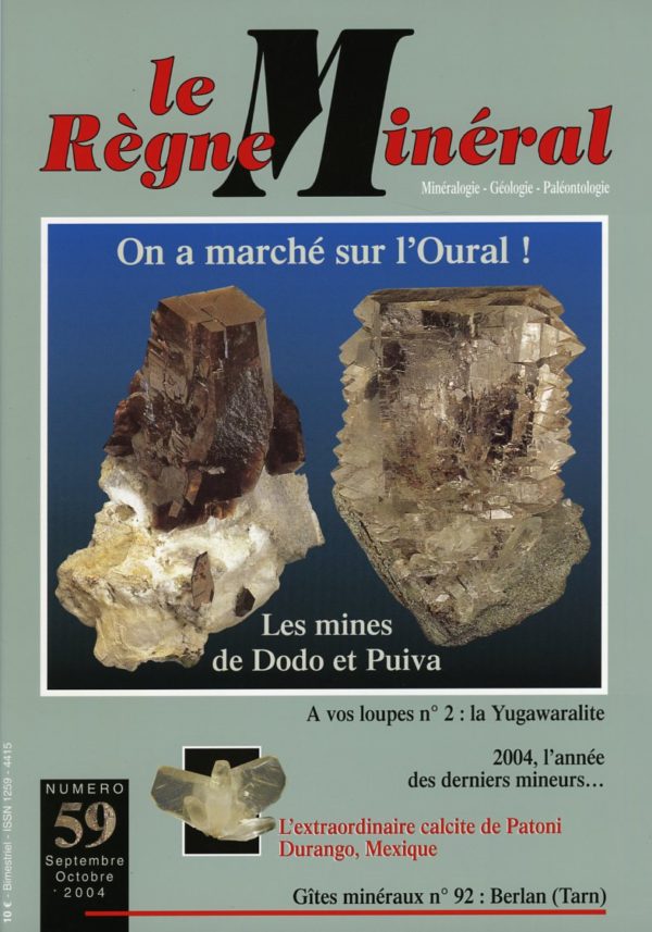 Le Règne Minéral n°59