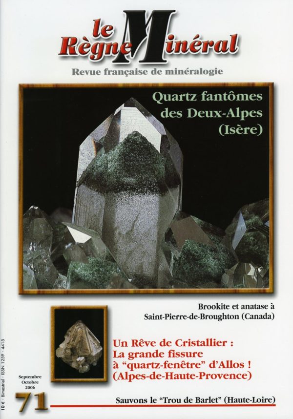Le Règne Minéral n°71
