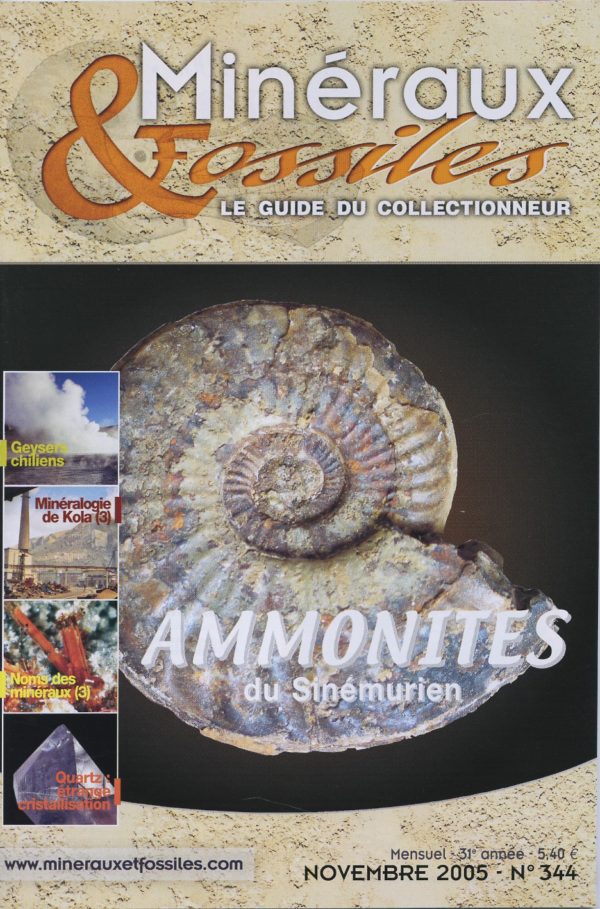 Minéraux et Fossiles n° 344
