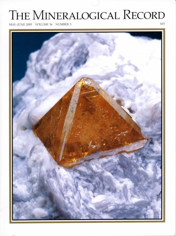 The Mineralogical Record - Volume 36 # 3