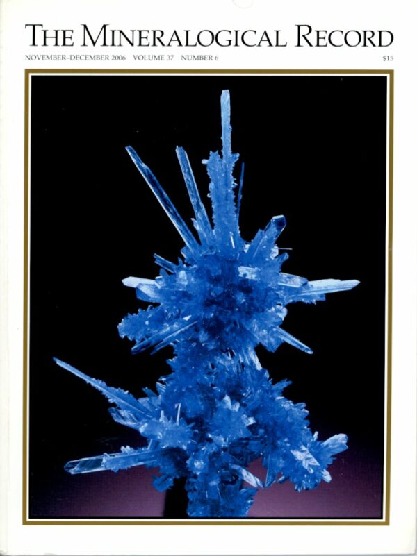 The Mineralogical Record - Volume 37 # 6