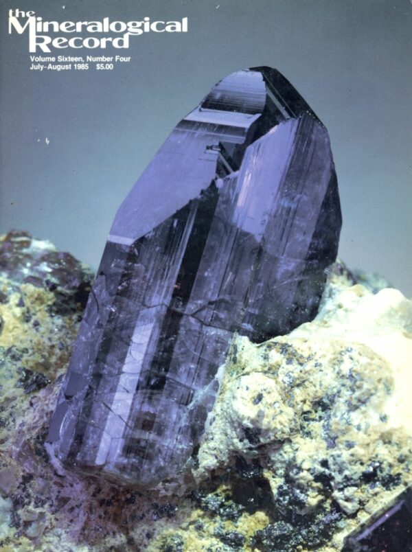 The Mineralogical Record - Volume 16 # 4