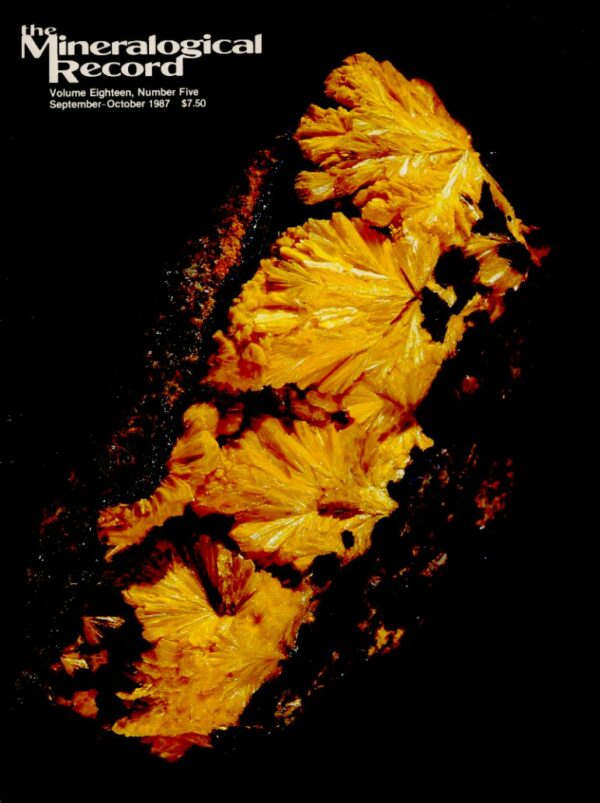 The Mineralogical Record - Volume 18 # 5