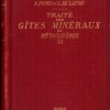 Traité des gîtes minéraux et métallifères - 2 tomes (1893) - Fuchs E. et De Launay L. – Image 3