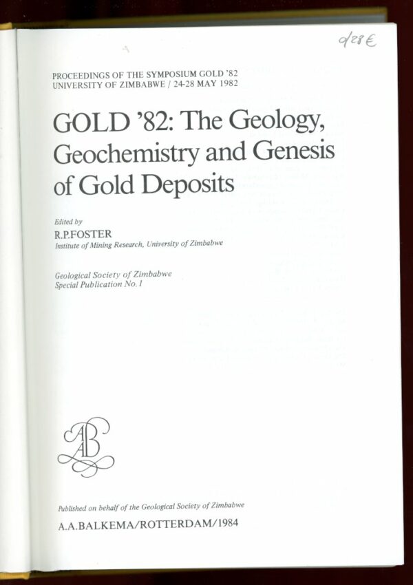 Gold '82 - R. P. Foster