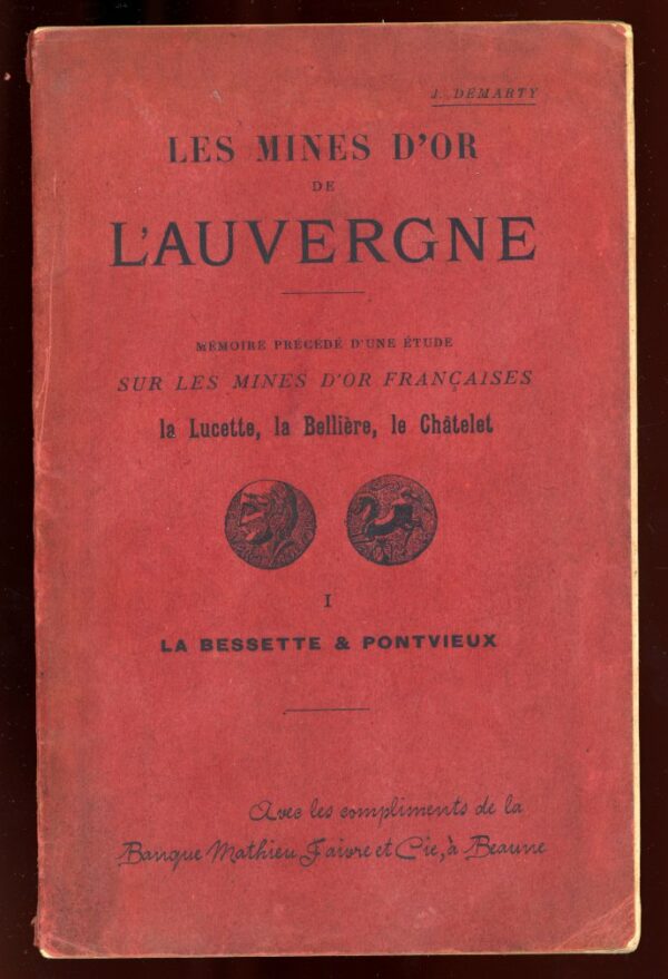 Les Mines d'Or d'Auvergne - J. Demarty
