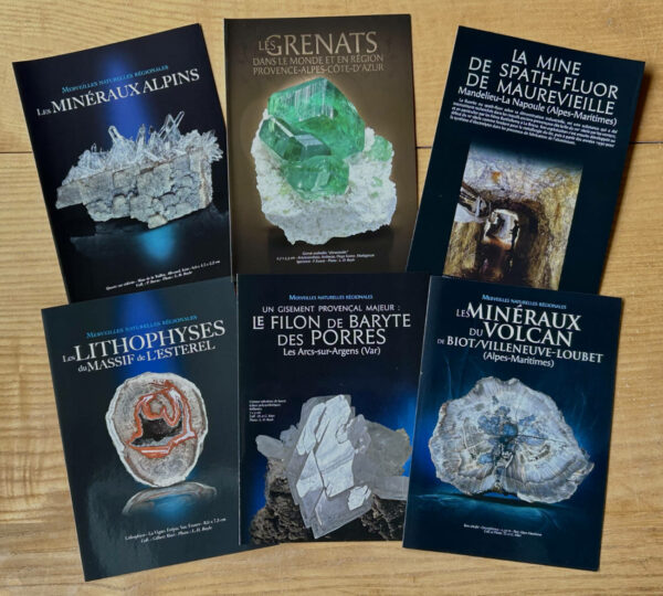 Lithophyses ; Les Porres ; Maurevieille ; Biot ; Minéraux alpins ; Grenats - Gilbert Mari et Pierre Rostan