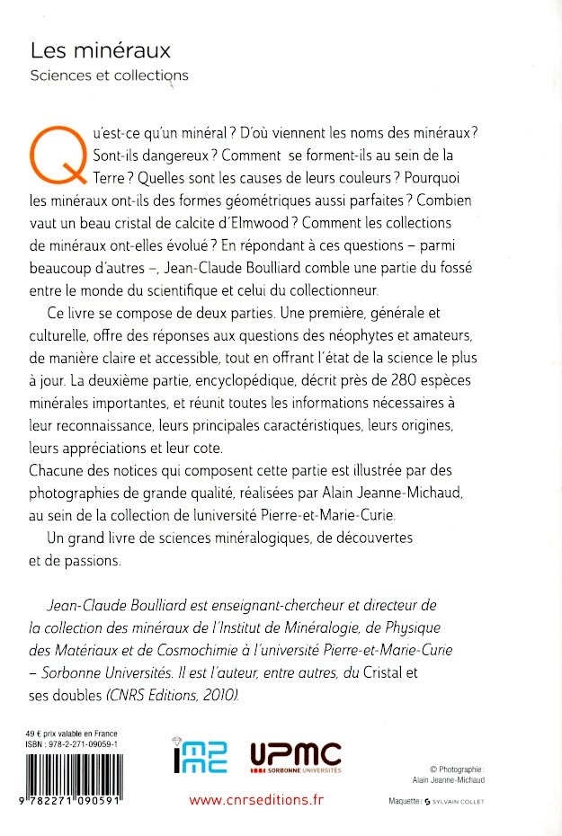 Les Minéraux, Sciences et collections - Jean-Claude Boulliard – Image 2