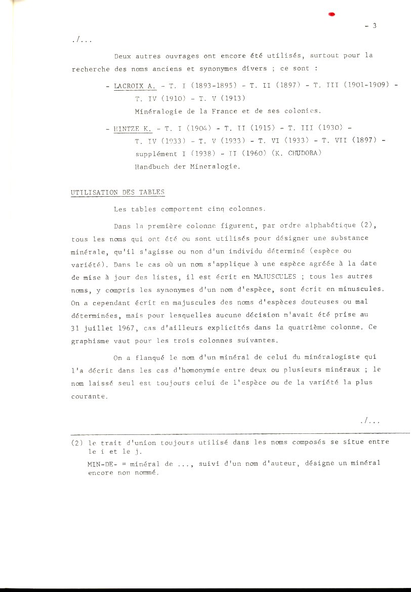 Index alphabétique de la nomenclature minéralogique - BRGM – Image 4