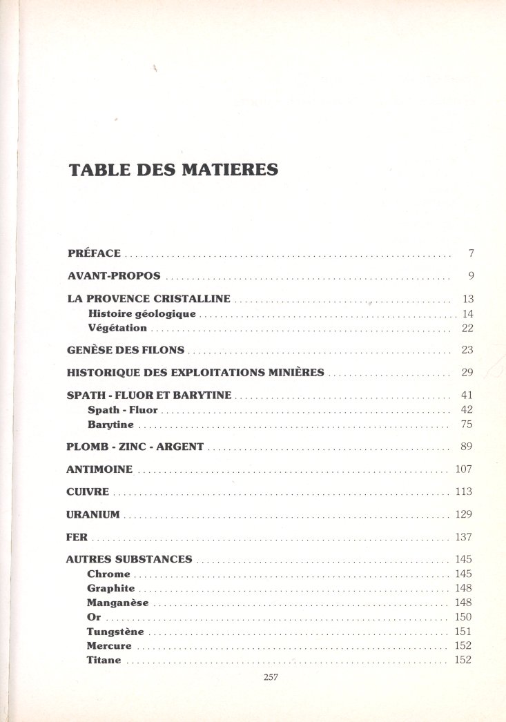 Mines et Minéraux de la Provence Cristalline - Gilbert MARI – Image 3