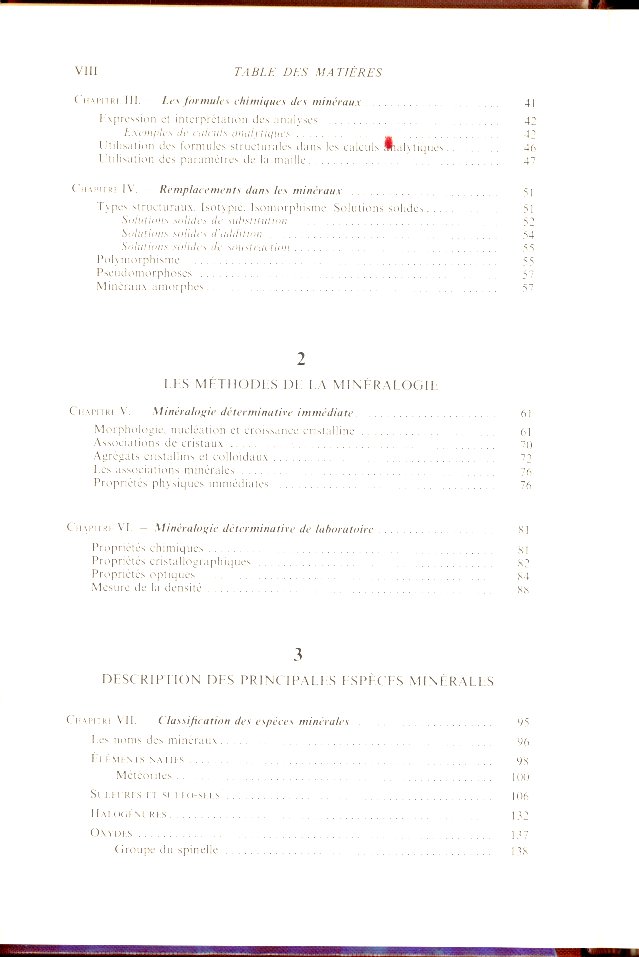 Précis de Minéralogie - G. Aubert - C. Guillemin - R. Pierrot – Image 6